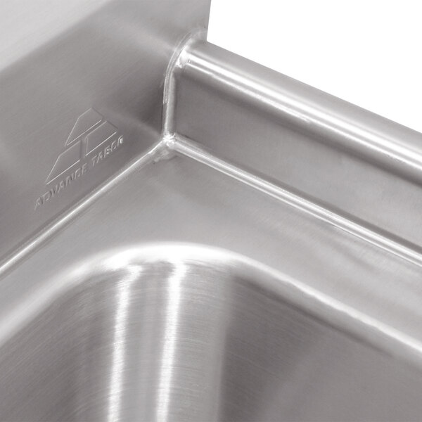 Advance Tabco 94-41-24-24 Spec Line One Compartment Pot Sink with One Drainboard - 54" - Left Drainboard 2 Advance Tabco 94-41-24-24 Spec Line One Compartment Pot Sink with One Drainboard - 54" - Left Drainboard - Image 2