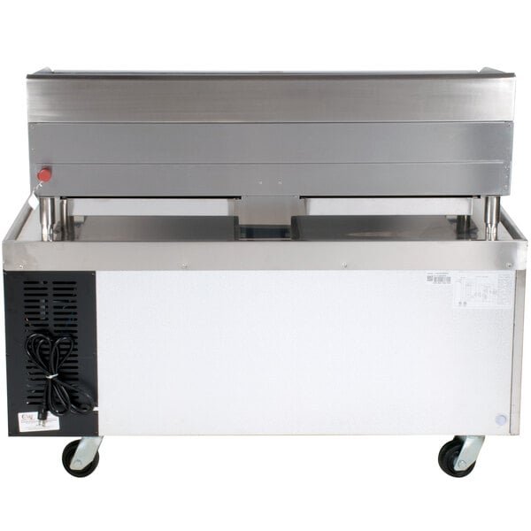 Cooking Performance Group 48CBLRBNL 48" Gas Lava Briquette Charbroiler with 52", 2 Drawer Refrigerated Chef Base - 160,000 BTU 4 Cooking Performance Group 48CBLRBNL 48" Gas Lava Briquette Charbroiler with 52", 2 Drawer Refrigerated Chef Base - 160,000 BTU - Image 4