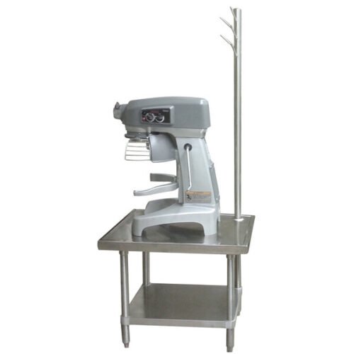 Advance Tabco MX-SS-300 30" x 30" Mixer Table with Utensil Rack and Stainless Steel Undershelf