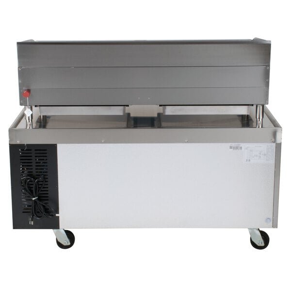 Cooking Performance Group 48CBRRBNL 48" Gas Radiant Charbroiler with 52", 2 Drawer Refrigerated Chef Base - 160,000 BTU 3 Cooking Performance Group 48CBRRBNL 48" Gas Radiant Charbroiler with 52", 2 Drawer Refrigerated Chef Base - 160,000 BTU - Image 3
