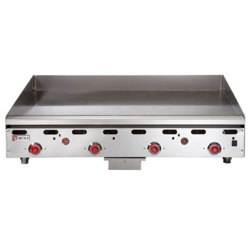 Wolf by Vulcan ASA48-24C Liquid Propane 48" Chrome Griddle with Thermostatic Controls - 108,000 BTU