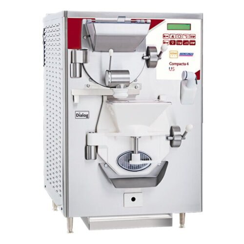 Coldelite Compacta 4 6 Quart Countertop Horizontal Batch Freezer with Pasteurizer - 208-230V, 1 Phase