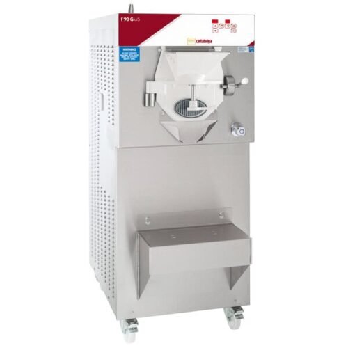 Cattabriga F90 3 Pan / 20 Quart Horizontal Ice Cream Batch Freezer - 208-230V, 3 Phase