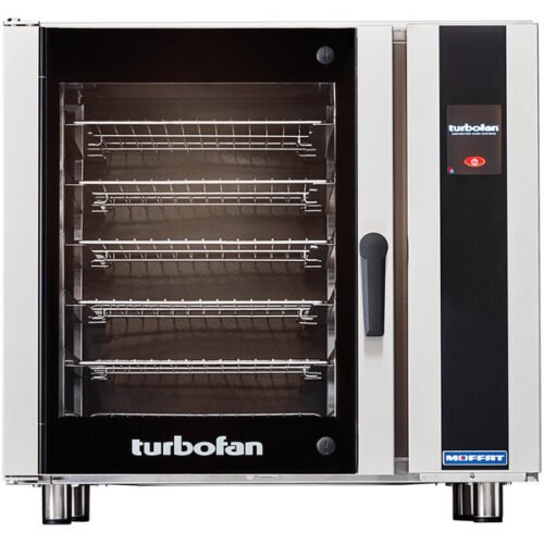 Moffat E35T6-26-P Turbofan Single Deck Full Size Electric Touch Screen Convection Oven with Steam Injection - 208V, 1 Phase, 11.2 kW