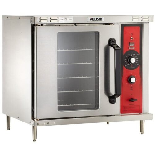 Vulcan ECO2D-208/1 Single Deck Half Size Electric Convection Oven with Solid State Controls - 208V, 1 Phase, 5.5 kW