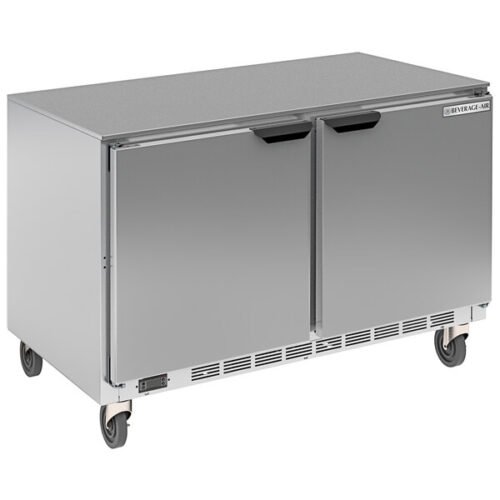 Beverage-Air UCRF48AHC-1-SA-A-104 48" Low Profile Dual Temp Undercounter Freezer / Refrigerator