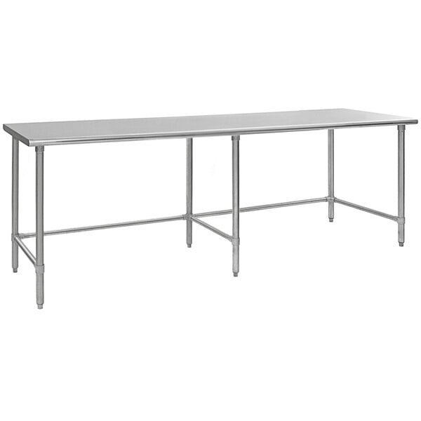 Eagle Group T3696STEM 36" x 96" Open Base Stainless Steel Commercial Work Table 1 Eagle Group T3696STEM 36" x 96" Open Base Stainless Steel Commercial Work Table