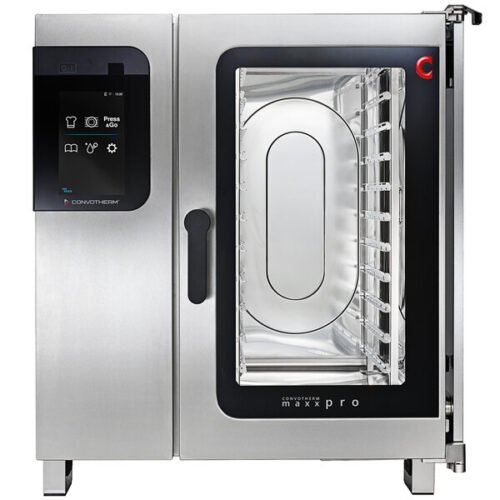 Convotherm Maxx Pro C4ET10.10GS Liquid Propane Half Size Boilerless Combi Oven with easyTouch Controls - 68,200 BTU