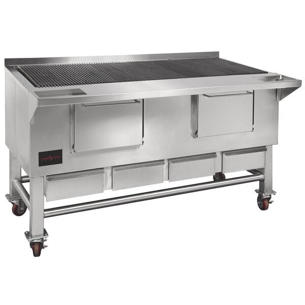 Champion Tuff Grills CG 64 64" Indoor Wood Burning Grill 1 Champion Tuff Grills CG 64 64" Indoor Wood Burning Grill