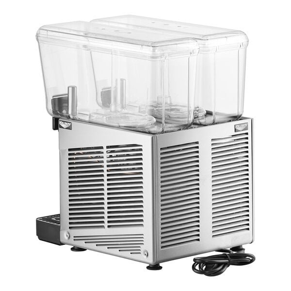 Vollrath VBBD2-37-F Double 3.17 Gallon Bowl Refrigerated Beverage Dispenser with Fountain Spray Circulation - 115V 3 Vollrath VBBD2-37-F Double 3.17 Gallon Bowl Refrigerated Beverage Dispenser with Fountain Spray Circulation - 115V - Image 3
