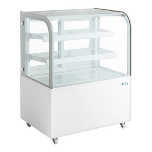 Avantco BC-36-HC 36" Curved Glass White Refrigerated Bakery Display Case
