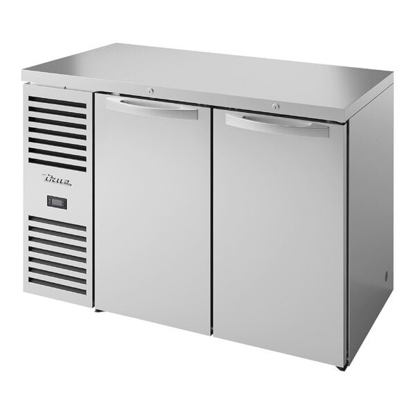 True TBR48-RISZ1-L-S-SS-1 48" Stainless Steel Solid Door Narrow Back Bar Refrigerator with LED Lighting 1 True TBR48-RISZ1-L-S-SS-1 48" Stainless Steel Solid Door Narrow Back Bar Refrigerator with LED Lighting