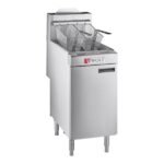 Wolf by Vulcan WF300-2 35-40 lb. Liquid Propane Floor Fryer - 90,000 BTU
