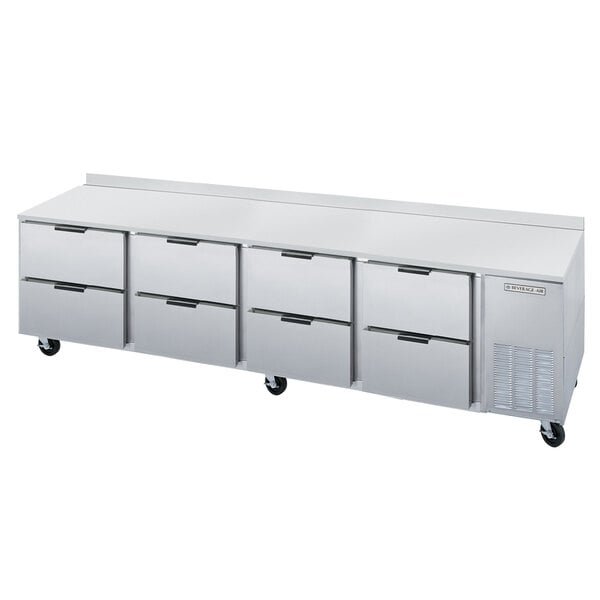 Beverage-Air WTRD119AHC-8 119" Compact Worktop Refrigerator with Eight Drawers 1 Beverage-Air WTRD119AHC-8 119" Compact Worktop Refrigerator with Eight Drawers