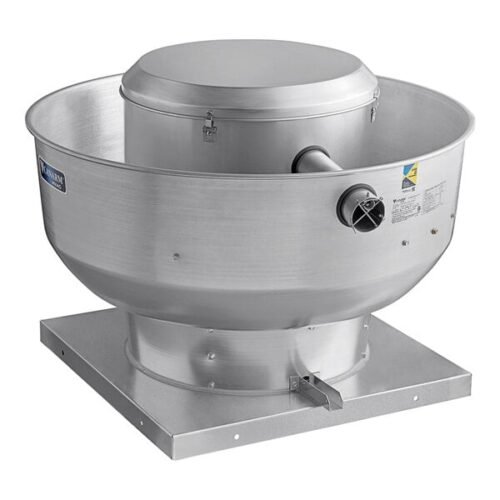 Canarm 18 1/4" Variable Speed Upblast Direct-Drive Aluminum Exhaust Fan ALX180-UD100EC - 3,400 CFM, 1 Phase, 1 hp