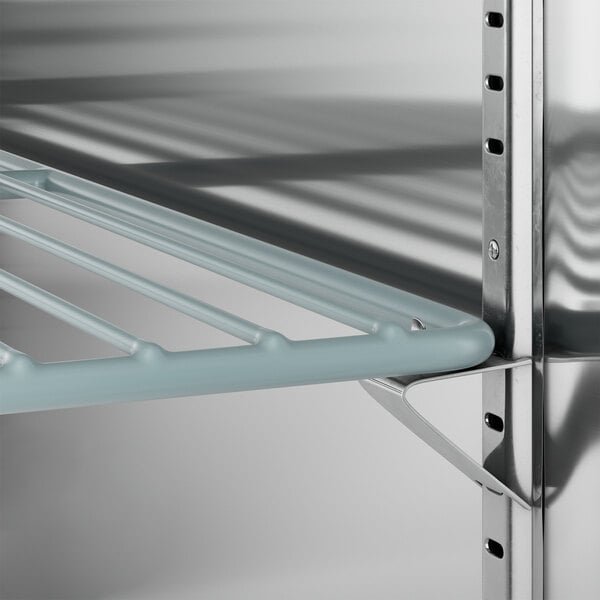 Avantco UBB-378-HC-S 79" Stainless Steel Counter Height Solid Door Back Bar Refrigerator with LED Lighting 6 Avantco UBB-378-HC-S 79" Stainless Steel Counter Height Solid Door Back Bar Refrigerator with LED Lighting