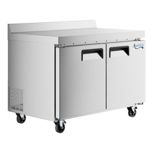 Avantco AWT-48R 48" Worktop Refrigerator with 3 1/2" Backsplash
