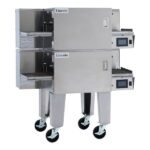 Lincoln Aperion 1624-LUH Electric Reduced-Amperage Double Stacked Impinger Conveyor Oven with (2) 16 3/4" Wide Belts - 12.5kW, 208/240V, 3 Phase