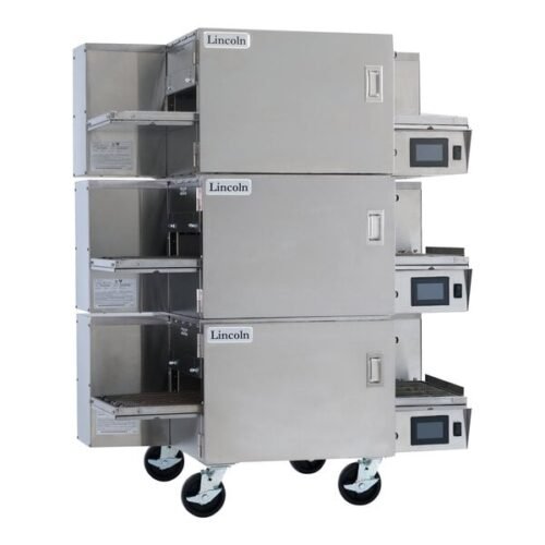 Lincoln Aperion 1624-GUN Natural Gas Triple Stacked Impinger Conveyor Oven with (3) 16 3/4" Wide Belts - 180,000 BTU