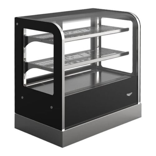 Vollrath RDCCB-36 36" Black Cubed Refrigerated Countertop Display Case - 120V