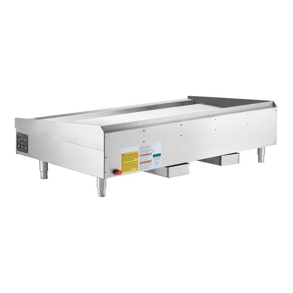 Wolf by Vulcan AGM60-NAT Natural Gas 60" Heavy-Duty Gas Countertop Griddle with Manual Controls - 135,000 BTU 3 Wolf by Vulcan AGM60-NAT Natural Gas 60" Heavy-Duty Gas Countertop Griddle with Manual Controls - 135,000 BTU - Image 3