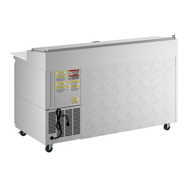 Beverage-Air DP67HC 67" Two Door Refrigerated Pizza Prep Table 3 Beverage-Air DP67HC 67" Two Door Refrigerated Pizza Prep Table - Image 3