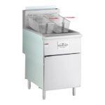 MainStreet Equipment Natural Gas 70-100 lb. Stainless Steel Floor Fryer - 150,000 BTU 15 MainStreet Equipment Natural Gas 70-100 lb. Stainless Steel Floor Fryer - 150,000 BTU