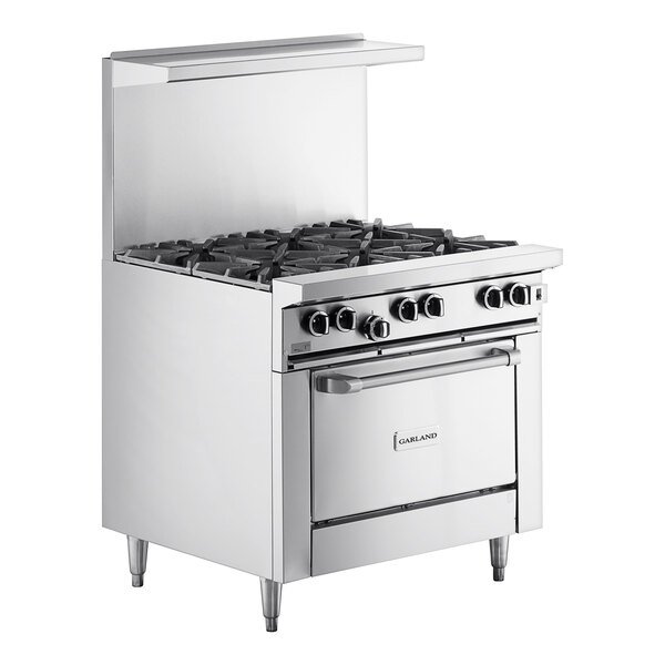 Garland G36-6C Natural Gas 6 Burner 36" Range with Convection Oven - 236,000 BTU 1 Garland G36-6C Natural Gas 6 Burner 36" Range with Convection Oven - 236,000 BTU