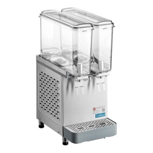 Crathco SR-2E-16 Classic Pro Bubbler Double 2.4 Gallon Bowl Refrigerated Beverage Dispenser - 120V