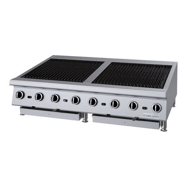 Garland GTBG48-AR48 Liquid Propane 48" Radiant Charbroiler with Adjustable Grates - 144,000 BTU 1 Garland GTBG48-AR48 Liquid Propane 48" Radiant Charbroiler with Adjustable Grates - 144,000 BTU