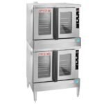 Blodgett ZEPHAIRE-100-E Double Deck Full Size Standard Depth Electric Convection Oven with Draft Diverter -220/240V, 1 Phase, 22kW