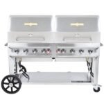 Crown Verity RCB-60RDP Liquid Propane 60" Pro Series Outdoor Rental Grill with Roll Dome Package 2 Crown Verity RCB-60RDP Liquid Propane 60" Pro Series Outdoor Rental Grill with Roll Dome Package