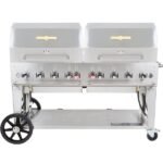 Crown Verity MCB-60RDP Natural Gas 60" Mobile Outdoor Grill with Roll Dome Package 4 Crown Verity MCB-60RDP Natural Gas 60" Mobile Outdoor Grill with Roll Dome Package