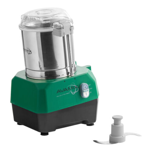AvaMix Revolution Max BFP515SS 5 Qt. Stainless Steel Batch Bowl Food Processor - 1 1/2 hp