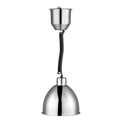 Hanson Heat Lamps 800-RET-CH Retractable Cord Ceiling Mount Heat Lamp with Chrome Finish