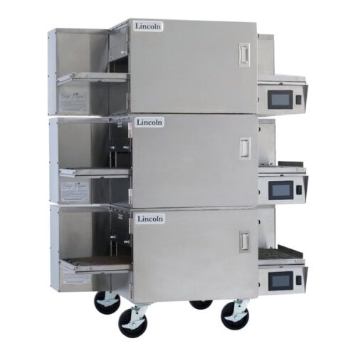 Lincoln Aperion 1624-GUN Natural Gas Triple Stacked Impinger Conveyor Oven with (3) 16 3/4" Wide Belts - 180,000 BTU