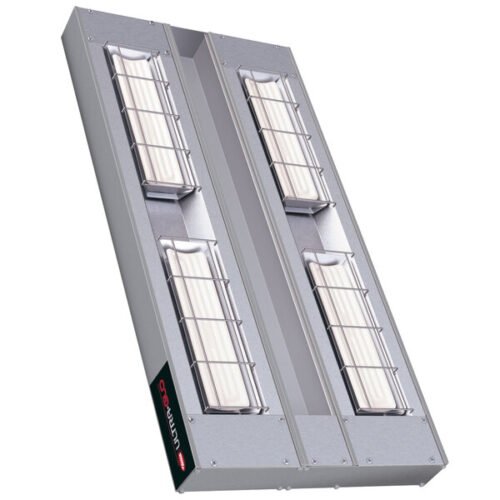 Hatco UGAH-36D Ultra-Glo 36" x 15" High Watt Double Strip Infrared Warmer with Remote Toggle Control Box - 208V, 2,700W