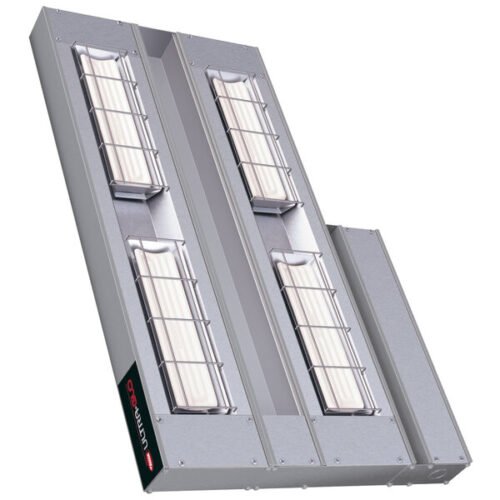 Hatco UGAH-54D Ultra-Glo 54" x 18" High Watt Double Strip Infrared Warmer with Attached Toggle Control Box - 208V, 4,500W