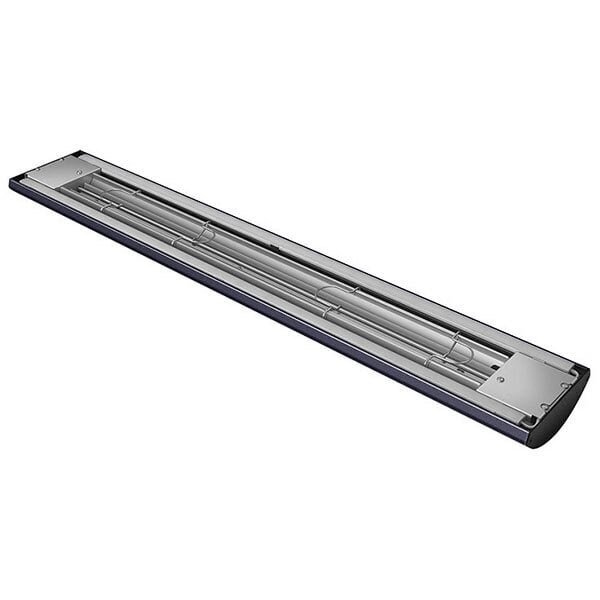 Hatco GR5AL-24 Glo-Ray 24" Bold Black Curved Infrared Food Warmer with Remote Infinite Controls and LED Lights - 356W, 120V 2 Hatco GR5AL-24 Glo-Ray 24" Bold Black Curved Infrared Food Warmer with Remote Infinite Controls and LED Lights - 356W, 120V - Image 2
