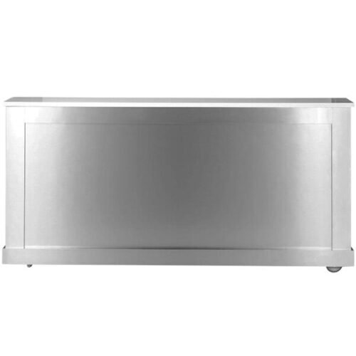 Bon Chef 51013 96" x 30" x 47" Stainless Steel Mobile Liquor Bar