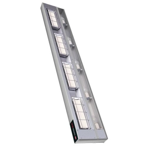 Hatco UGAHL-66 Ultra-Glo 66" High Watt Ceramic Infrared Strip Warmer with Lights and Remote Controls - 120/208V, 3,000W