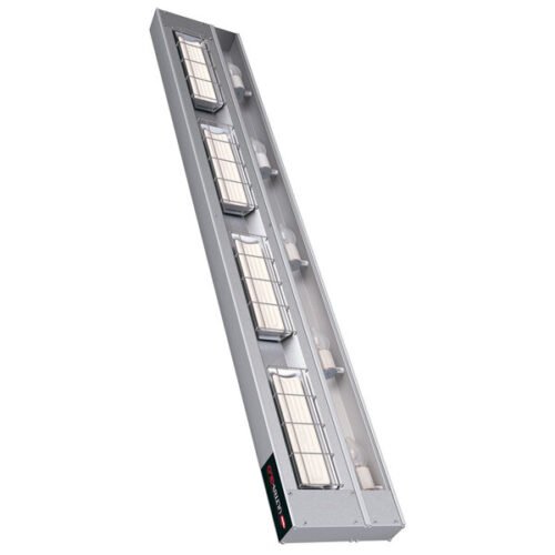 Hatco UGAL-66 Ultra-Glo 66" Ceramic Infrared Strip Warmer with Lights and Remote Controls - 120/208V, 2,260W