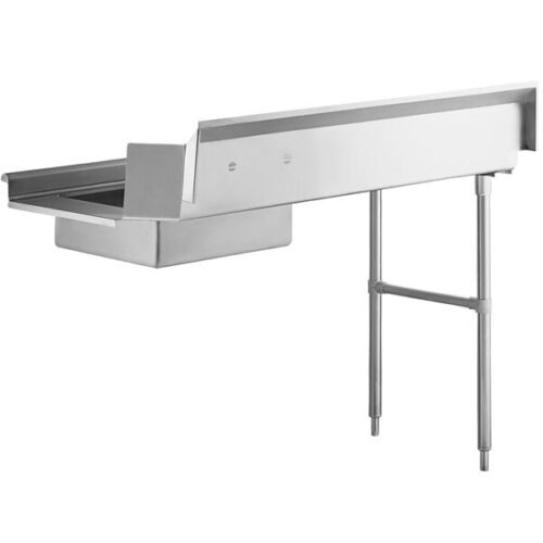 Regency 16 Gauge 5' Soiled / Dirty Dish Table - Left Drainboard