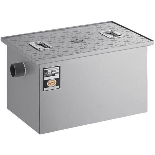Regency 20 lb. 10 GPM Grease Trap with 2" Non-Threaded Connections - PDI Certified