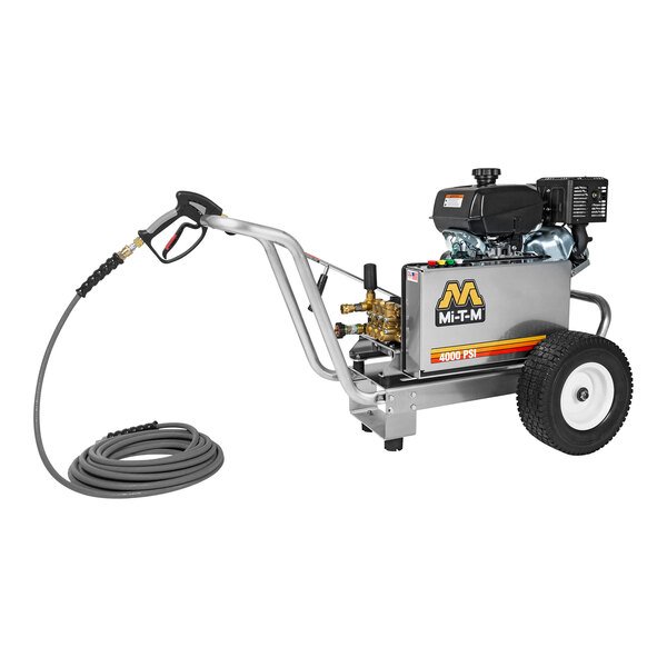 Mi-T-M CBA Aluminum Series CBA-4004-1MAK Cold Water Pressure Washer with Kohler Engine - 4,000 PSI; 3.4 GPM 1 Mi-T-M CBA Aluminum Series CBA-4004-1MAK Cold Water Pressure Washer with Kohler Engine - 4,000 PSI; 3.4 GPM