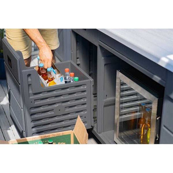 Suncast BMEB2500D Oasis 78" Outdoor Bar 4 Suncast BMEB2500D Oasis 78" Outdoor Bar - Image 4