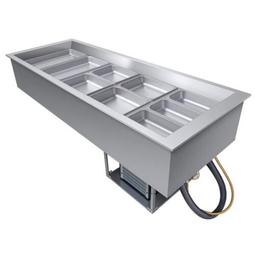 Hatco CWBP-5 Five Pan Drop-In Refrigerated Cold Food Well with Drain - 120V
