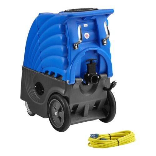 Lavex Single 3-Stage Cold Water Carpet Extractor with 15' Hoses and 12" Stainless Steel Wand - 6 Gallon, 100 PSI