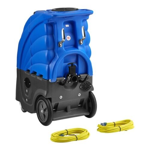 Lavex Dual 2-Stage Heated Carpet Extractor with 25' Hoses and 12" Stainless Steel Wand - 12 Gallon, 100 PSI
