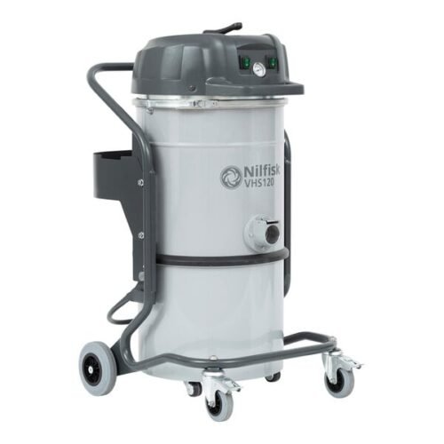Nilfisk VHS120N1 AU 9.8 Gallon Single-Phase Dual-Motor Industrial Wet / Dry Vacuum - 120V